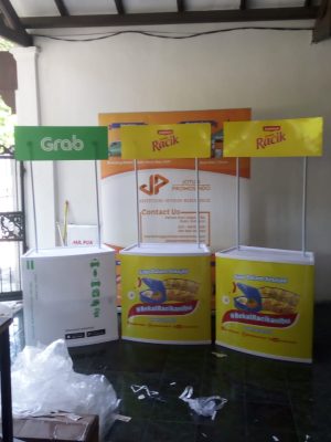 Foto Hasil Produksi Booth Portable Grab di Surabaya