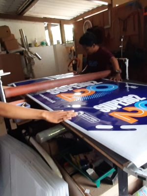 Foto Proses Produksi Booth Portable Super O2 di Surabaya
